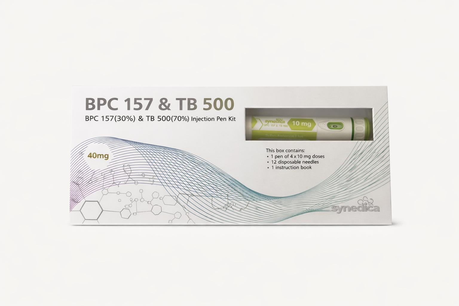 Buy BPC 157 & TB500 UK | High Purity UK Peptides 40mg Injection Pen Kit(R&D)
