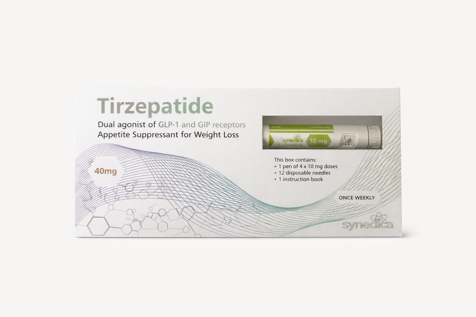 Buy Tirzepatide 40mg  UK | High Purity UK Peptides Injection Pen Kit (R&D)
